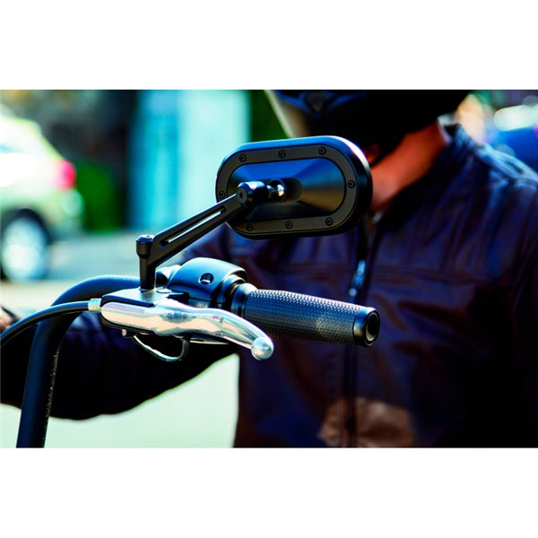 Kuryakyn Heavy Industry Mirror Black - Driven Powersports