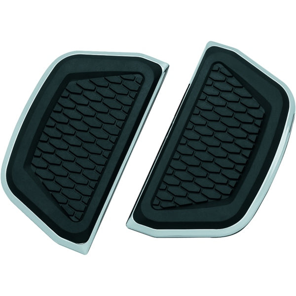 Kuryakyn Hex Passenger Board Insert For Harley-Davidson Charcoal - Driven Powersports