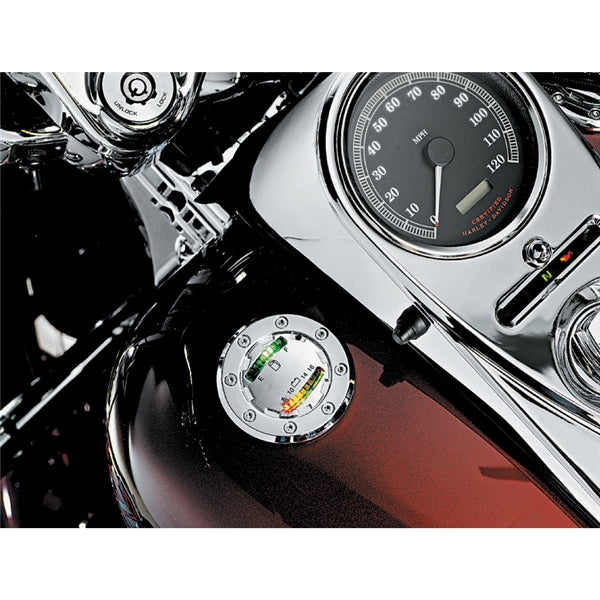 Kuryakyn Fuel Level Indicator For Harley-Davidson Charcoal - Driven Powersports