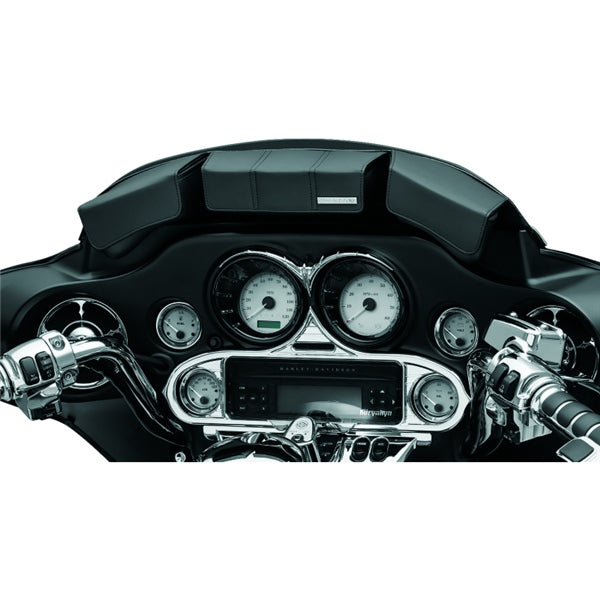 Kuryakyn Batwing Fairing Bag For Harley-Davidson Black - Driven Powersports