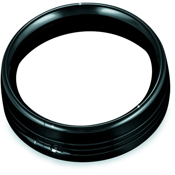Kuryakyn Headlamp Trim Ring For Harley-Davidson Black - Driven Powersports