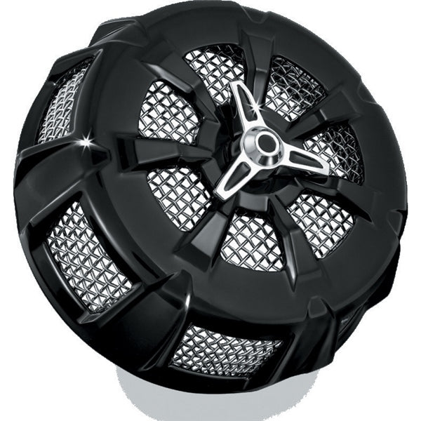Kuryakyn Alley Cat Air Cleaner Cover Black - Driven Powersports