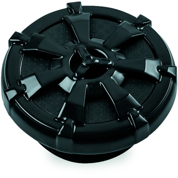 Kuryakyn Alley Cat Gas Cap Vented For Harley-Davidson Cat Black - Driven Powersports