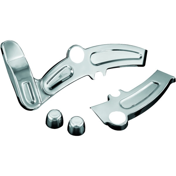 Kuryakyn Boomerang Frame Cover For Harley-Davidson Chrome - Driven Powersports