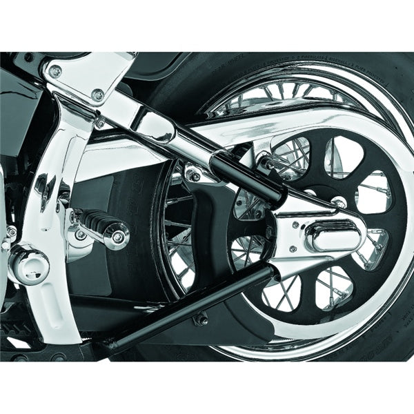 Kuryakyn Boomerang Frame Cover For Harley-Davidson Chrome - Driven Powersports