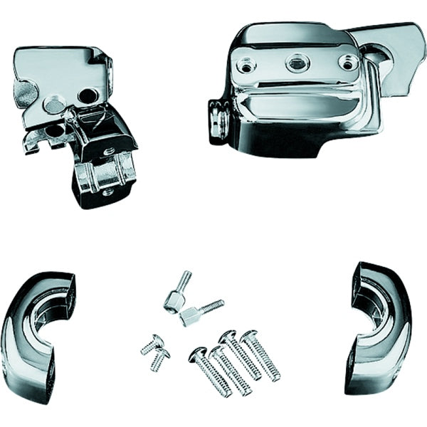 Kuryakyn Brake & Clutch Control Cover - Dress-Up Kit Chrome - Driven Powersports