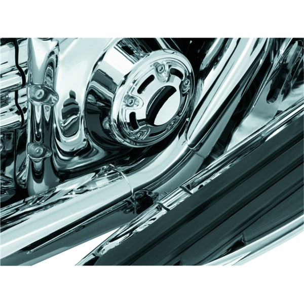 Kuryakyn Bridge The Gap Heat Shield For Harley-Davidson Chrome - Driven Powersports