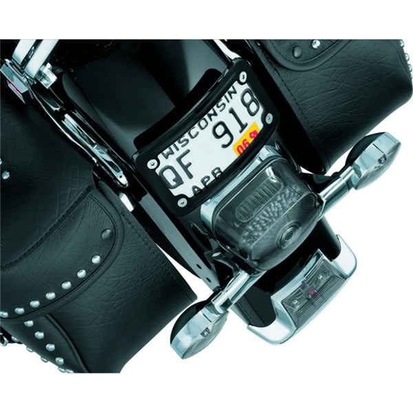 Kuryakyn License Plate Frame For Honda Black - Driven Powersports