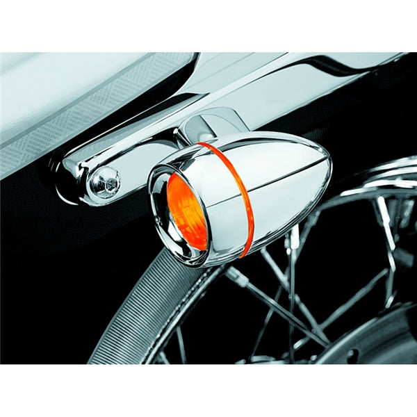 Kuryakyn Bezel Turn Signal - Harley-Davidson Chrome - Driven Powersports