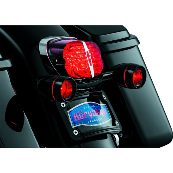 Kuryakyn Bezel Turn Signal - Harley-Davidson Black - Driven Powersports