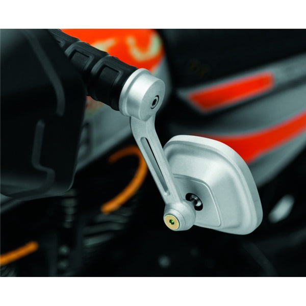 Kuryakyn Dillinger Bar End Mirror Silver - Driven Powersports