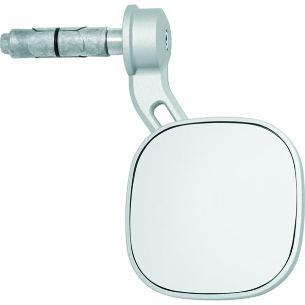 Kuryakyn Dillinger Bar End Mirror Silver - Driven Powersports