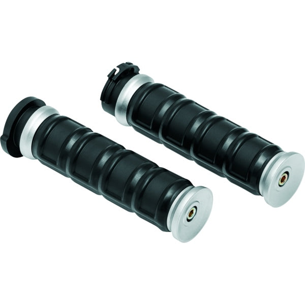Kuryakyn Dillinger Grip Dual Cable Black - Driven Powersports