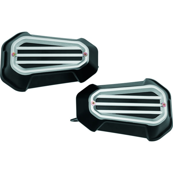 Kuryakyn Dillinger Handguard For Harley-Davidson Silver - Driven Powersports