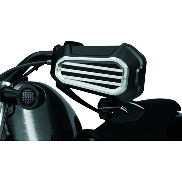 Kuryakyn Dillinger Handguard For Harley-Davidson Silver - Driven Powersports