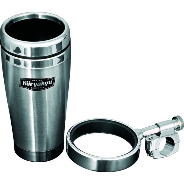 Kuryakyn Drink Holder With Bar Clamp Chrome - Driven Powersports