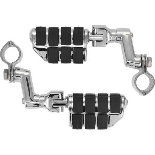 Kuryakyn Dually ISO Offset Peg Chrome - Driven Powersports