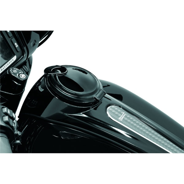 Kuryakyn KUR Fuel Door & Cap Black - Driven Powersports