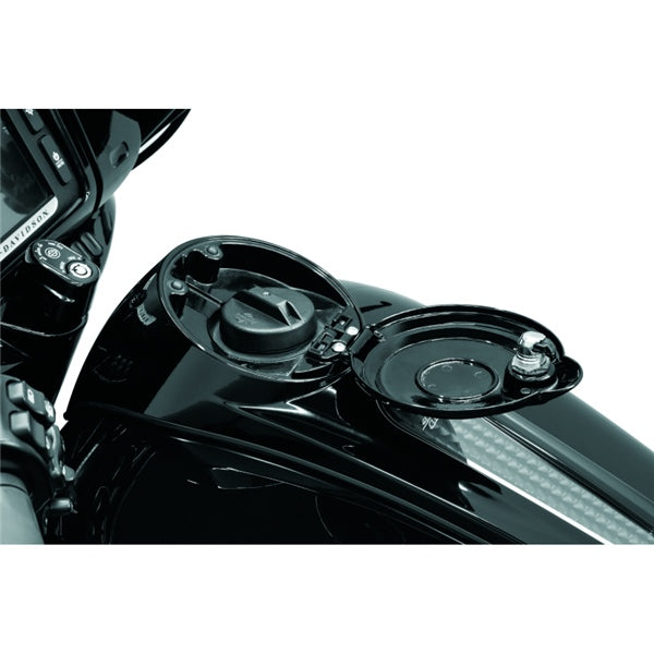 Kuryakyn KUR Fuel Door & Cap Black - Driven Powersports
