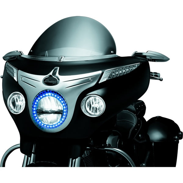Kuryakyn Fairing Turn Signal Trim For Harley-Davidson / Indian Chrome - Driven Powersports