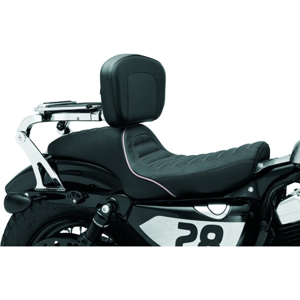 Kuryakyn Fixed Mount Backrest For Harley-Davidson Chrome - Driven Powersports