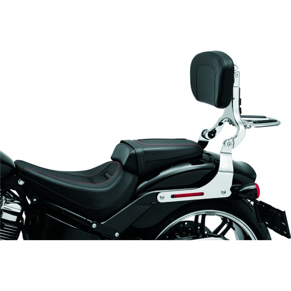 Kuryakyn Fixed Mount Backrest For Harley-Davidson Black - Driven Powersports