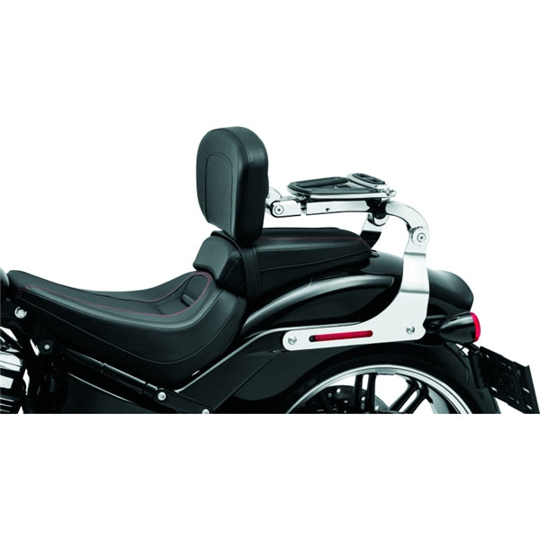 Kuryakyn Fixed Mount Backrest For Harley-Davidson Black - Driven Powersports