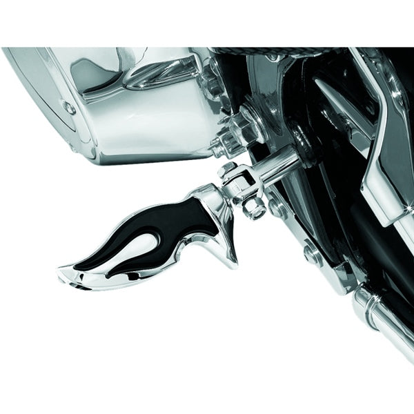Kuryakyn Flamin Peg with Male Adapter Chrome - Driven Powersports