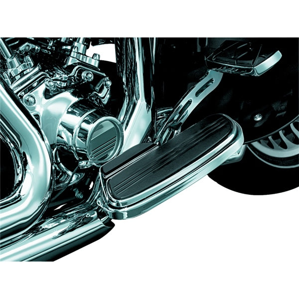 Kuryakyn Floorboard Exhaust Boot Guard For Harley-Davidson Chrome - Driven Powersports
