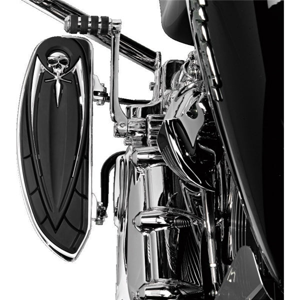 Kuryakyn Floorboard Relocator Bracket For Harley-Davidson Chrome - Driven Powersports