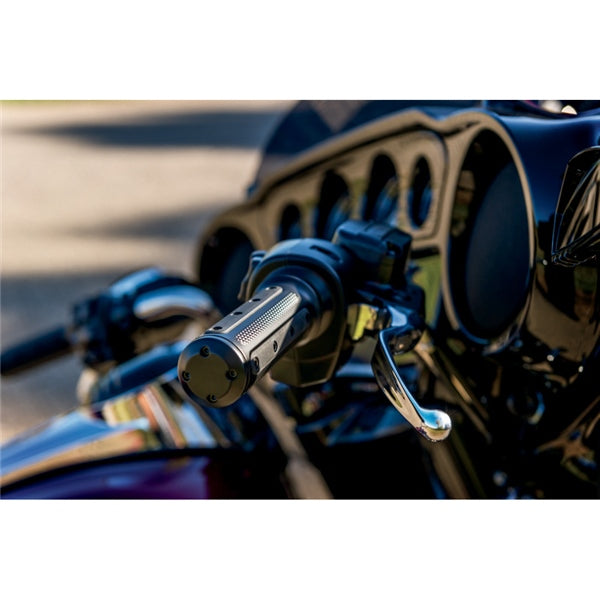 Kuryakyn Heavy Industry Grip Throttle-By-Wire Black - Driven Powersports