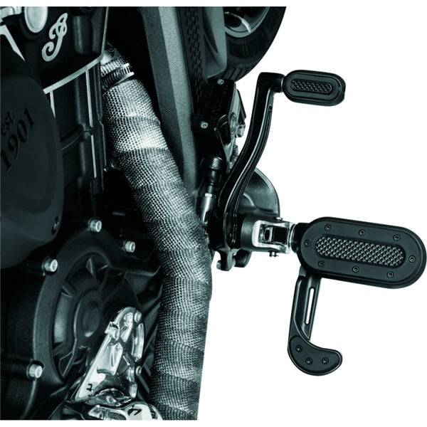 Kuryakyn Heavy Industry Shift & Brake Peg For Indian / Victory Black - Driven Powersports