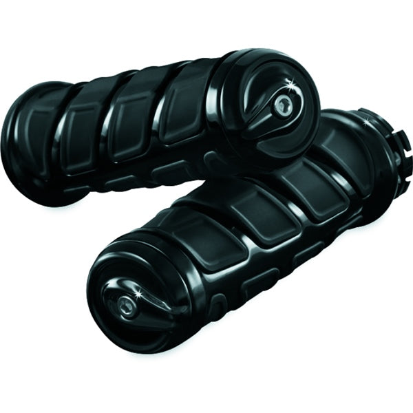 Kuryakyn Kinetic Grip For Harley-Davidson / Kawasaki / Suzuki & More Black - Driven Powersports