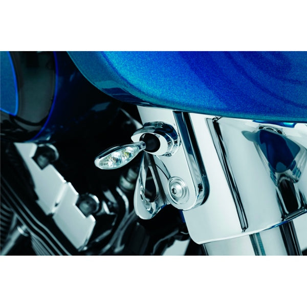 Kuryakyn Turn Signal Mount For Harley-Davidson Chrome - Driven Powersports