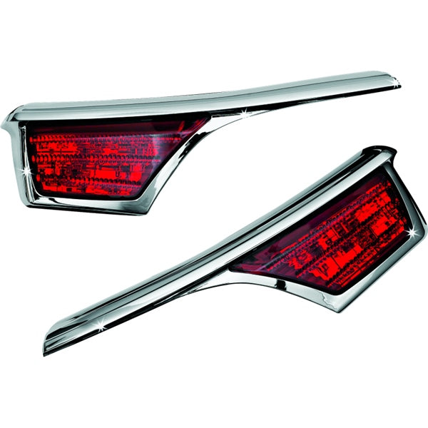 Kuryakyn LED Passenger Armrest Trims With Turn Signal For Honda Chrome - Driven Powersports