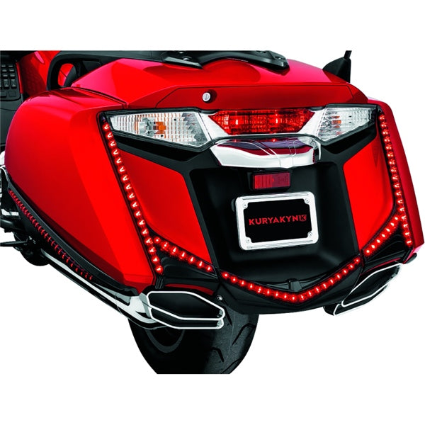 Kuryakyn LED Vertical Rear Light Strips Lens For Honda Smoke - Driven Powersports