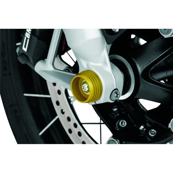 Kuryakyn Lodestar Front Axle Slider For Bmw Gold - Driven Powersports