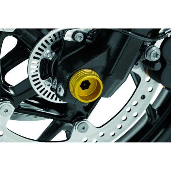 Kuryakyn Lodestar Front Axle Slider For Bmw Gold - Driven Powersports