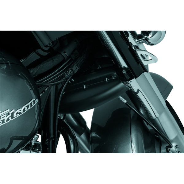 Kuryakyn Lower Tree Wind Deflector For Harley-Davidson Black - Driven Powersports