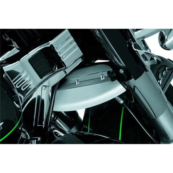 Kuryakyn Lower Tree Wind Deflector For Harley-Davidson Chrome - Driven Powersports