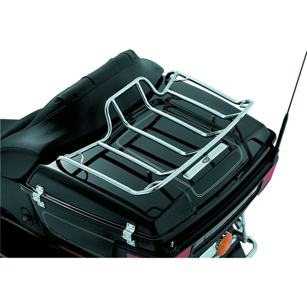 Kuryakyn Luggage Rack Tour Pack For Harley-Davidson Chrome - Driven Powersports