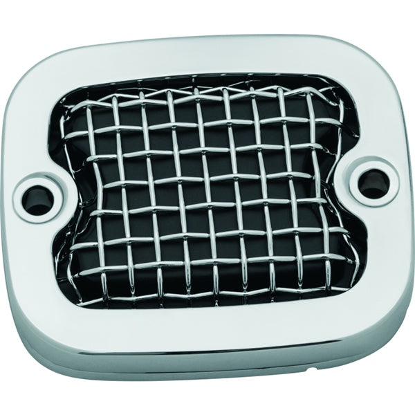 Kuryakyn Mesh Master Cylinder Brake Cover - Chrome Chrome - Driven Powersports