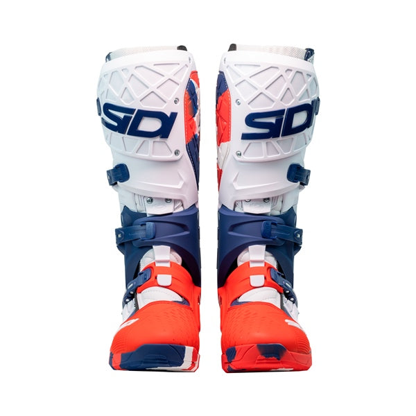 Sidi Crossair X Boots White/Navy/Red 41 - Driven Powersports