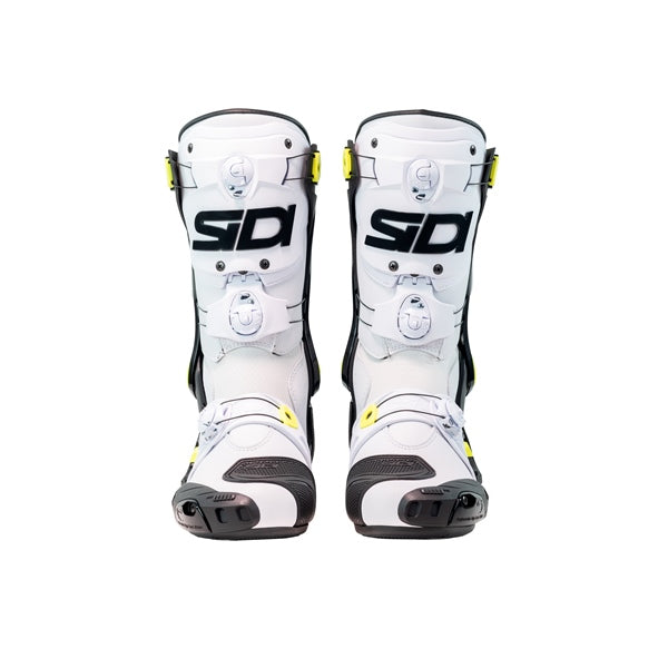 Sidi Rex Boots White/Black/Yellow 40 - Driven Powersports