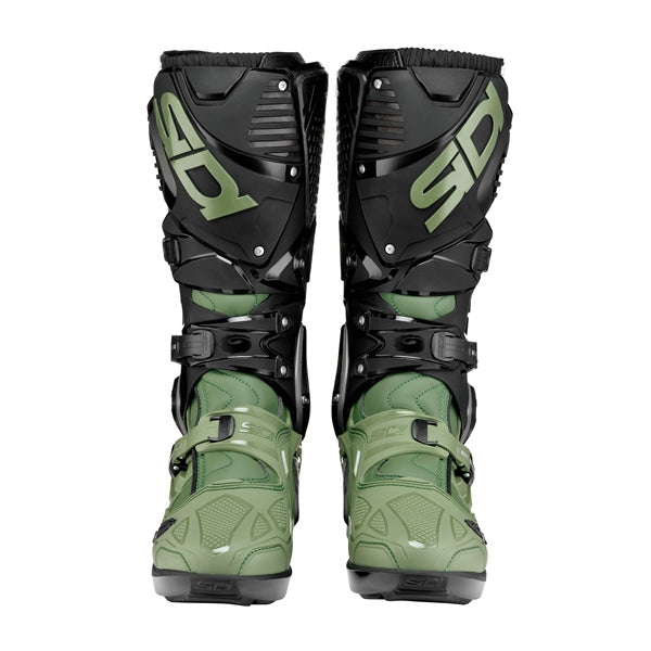 Sidi Crossfire 3 SRS Boots Army/Black 40 - Driven Powersports