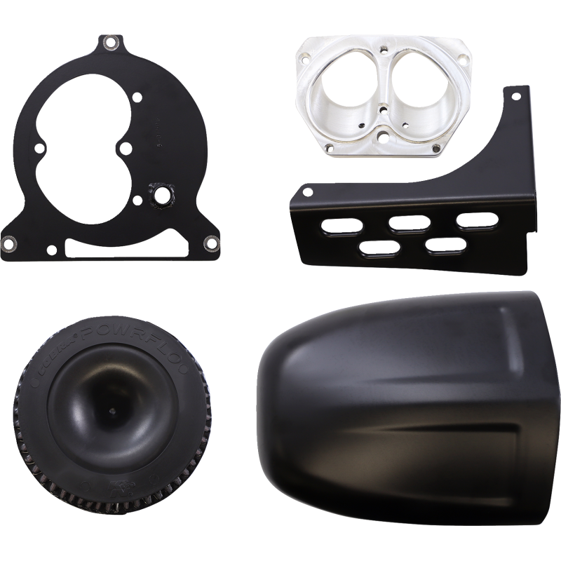 COBRA 14-17 BOLT 950 POWRFLO INTAKE Black Front - Driven Powersports