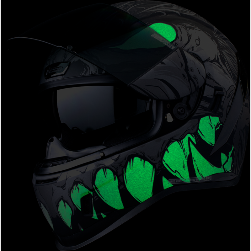 ICON HELMET AIRFORM MIPS MANIK'RR Dark Black Front - Driven Powersports