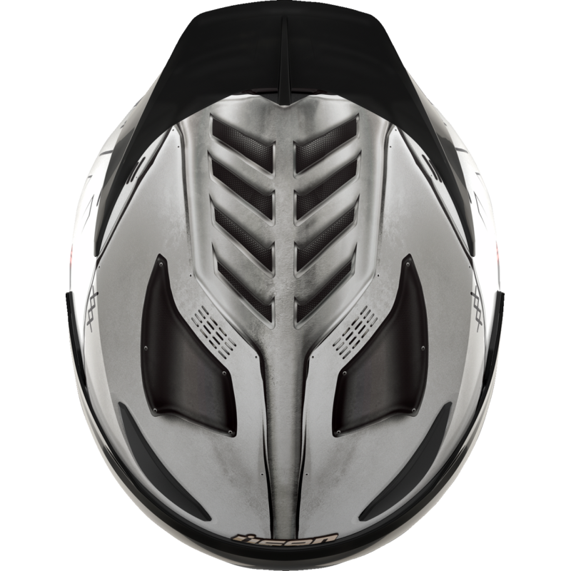 ICON HELMET DOMN FUTURE PROOF Gray Top - Driven Powersports