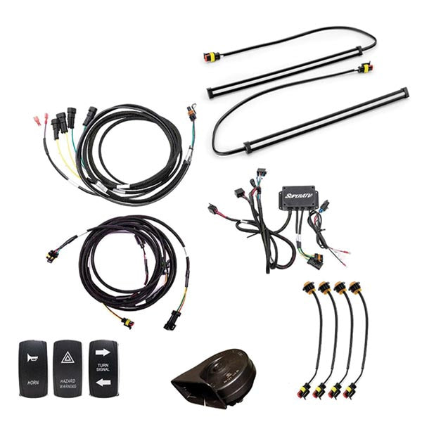SuperATV Deluxe Self-Canceling Turn Signal Kit with 12" LED (TSK-P-PROXP-004-K12) - Driven Powersports