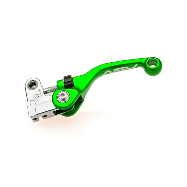 ASV F4 Series Off-Road Clutch Lever For Yamaha YZ450F 5" Green - Driven Powersports
